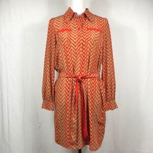 Jade by Melody Tam chevron print dress, lined